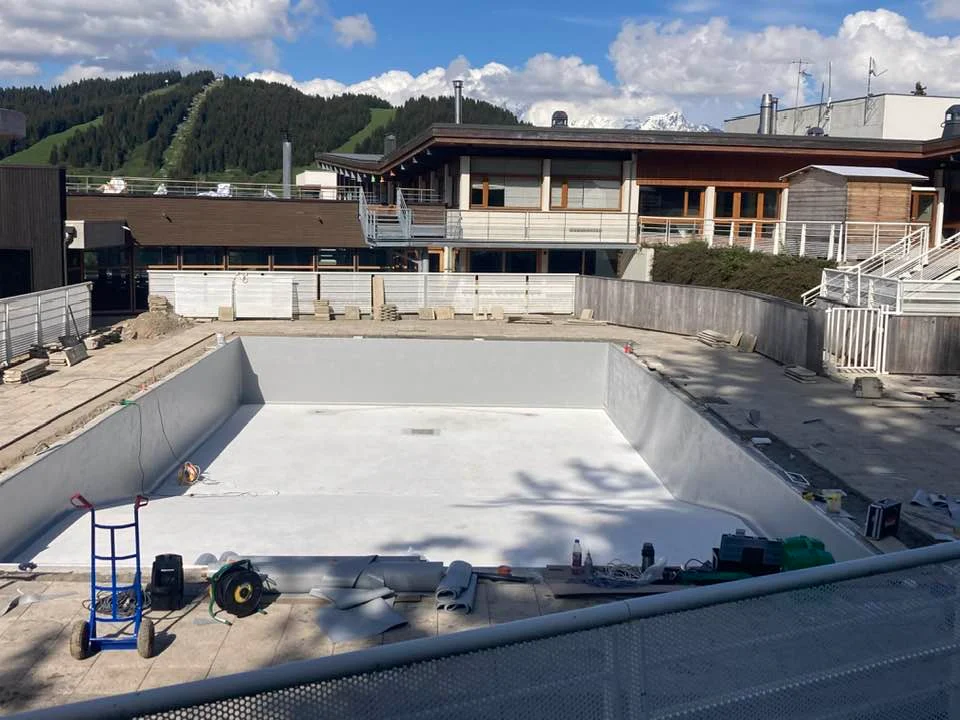Détail de liner et finition